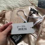 RETROFETE Cosmo Dress In Dusty Peach Pink Size L Photo 9