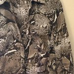 Jones New York Snake skin print button down top Photo 1