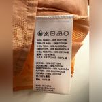 Anthropologie Cleobella  Antonia Puff Sleeve Button Down Peasant Top light peach Photo 3