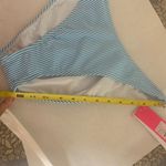 Lilly Pulitzer  Cumulus Blue Seersucker Stripe Bikini Bottom Swim Size 12 NWT Photo 6