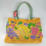 Sally Huss Fruit Print Tote Bag Yellow Photo 0