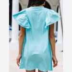 TCEC NWT Avara Boutique Blue Puff Sleeve Dress Sz M Photo 1