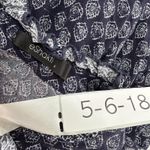 Eshakti Dress Womens 6 Purple Blue Boho Paisley Maxi Rayon Cotton India Printed Photo 2