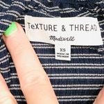 Madewell NWOT  Texture & Thread Peasant Top in Stripe Photo 1