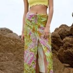 ZARA NWT  Lime Green Crochet Knit Scallop Hem Crop Top Bloggers Fav Photo 1