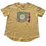 Wildfox  Statement Graphic Tee Shirt Mellow Yellow XL Radiate Positivity Wlt5030s Photo 0
