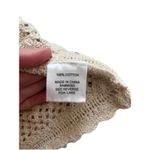 Rebellion Crochet Embroidered Crop Tank Top Size Large Cotton Festival Photo 6