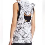 Varley  Anthropologie Ashland Sleeveless Marbled Open Back Sport Hoodie #MBG Photo 2