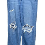 American Eagle Distressed Baggy Jean Size 12 Photo 0