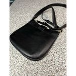 Michael Kors Gabby Small Hobo Crossbody Bag Black Leather Women's Photo 3