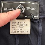 St. John  Sport Navy Pleated Trousers Size 2 Photo 3