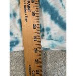 Free People Movement Love Tie Dye Tank Top Muscle Tee Cream Blue Crop Large Photo 3