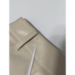 Bailey44 Anthropologie Bailey 44 Vegan Leather Cargo Pants Baggy Cuffed Ankle Cream Tan Photo 5