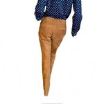 VINTAGE 1980'S TAN SUEDE FLARE LEG PANTS (S) Photo 3