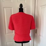 Talbots  Vintage Coral Short Sleeve Jacket Blouse Photo 5