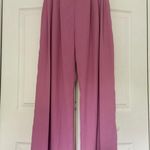 Amazon Pink Wide Leg Women’s Trousers Pants Bubblegum Pink Size Large Photo 3