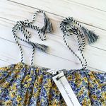 Cupcakes and Cashmere NWT Andria Floral Romper Shoulder Tie Photo 6