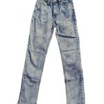 BDG  Light Blue Girlfriend High-Rise Jeans with High Low Ankle Size 24 Photo 0