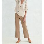 Jenni Kayne Walnut Brown Oiled Leather Kitten Heel Mule Size 36 Photo 15