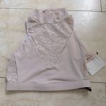 Victoria's Secret NWT Leopard Print Mock Neck Active Crop Top Photo 2