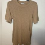 Cotton Citizen  tan short sleeve shirt dress size xs Photo 0