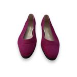 Salvatore Ferragamo Suede Ballet Flats Purple Magenta Size 8 Photo 3