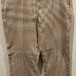 Theory Alettah Ainsley Check Cropped Pants Photo 0