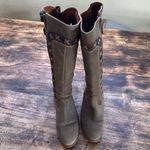 BORN Albi Tall Knee High Ridding Leather Boots size 7.5 38.5 Brown Photo 4