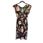 Rampage Multicolored Sheath Dress V-Neck Flutter Sleeveless Photo 1