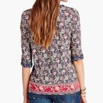 Lucky Brand Border Print Top Size Small Photo 3