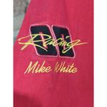 Ashley by 26 International VTG‎ Ashley Jacket Woman's Medium Mike White Racing Red Black NASCAR Lined Snap Photo 9
