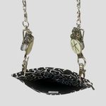 HIP KLIPS Clip On Waist Bag Hands Free Purse Black Zippers Pockets w Chain Strap Photo 4