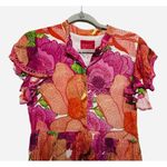 Marie by Victoria Dunn Maxi Dress | Size Small | NWT | Bold Floral Print Pink Photo 2