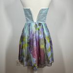 Aidan Mattox Mini Dress Women 0 Corset Silk Floral Fit&Flare Cocktail Fairy Y2K Photo 7