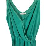 Lush Clothing Lush Green Sleeveless Romper With V-Neck & Spaghetti Straps Size S Photo 1