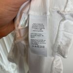 J.Crew  Women's M White Tired Knit Keyhole Maxi Summer Cotton Dress Cottagecore‎ Photo 5