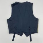 Vintage Tapestry Vest Women’s Sports Super Bowl Football Baseball Basketball Green Size L Photo 4