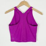 Beyond Yoga Spacedye Refocus Magenta Heather Cropped Tank Top Sports Bra Photo 3