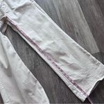 MOTHER the skater prep sneak in ecru wash pants women’s size 25 (small‎ flaw) White Photo 4