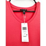 Eileen Fisher V-Neck Sleeveless Jersey Midi Dress in Watermelon Size Large NWT Photo 2