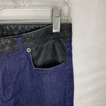 Theory Size 2 (28x29) Dark Denim Straight Skinny Stretch Low-Rise Jeans Photo 4