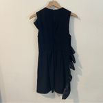Anthropologie Hutch Black Ruffled Front Mini Dress Cocktail Size XS Photo 5