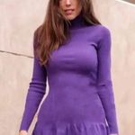ZARA  turtleneck long sleeve purple dress 🍇 Photo 0