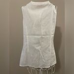 Neiman Marcus NWT  Laundry by Shelli Segal Zip-Up V-Neck Tank Top Photo 5