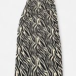 Gunne Sax Jessica McClintock for Y2K Rhinestone Zebra Maxi Dress in Size 13/14 Photo 4