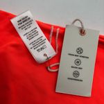 Good American Better Cheeky Bikini Bottom Stretch High Waist Neon Orange 4 US XL Photo 3