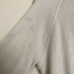 Alo Yoga Waffle Weekend Escape Mock Neck Long Sleeve Ivory S Photo 9