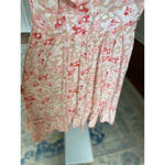 Storia  Ruffle Floral Mini Dress Romantic Cottagecore Spring Wedding Brunch Boho Photo 4