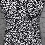 Jessica Howard fit and flare print dress sleeveless B&W sz 4P Photo 2