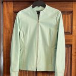 Russell Kemp Mint Green Leather Jacket size 6 Photo 0